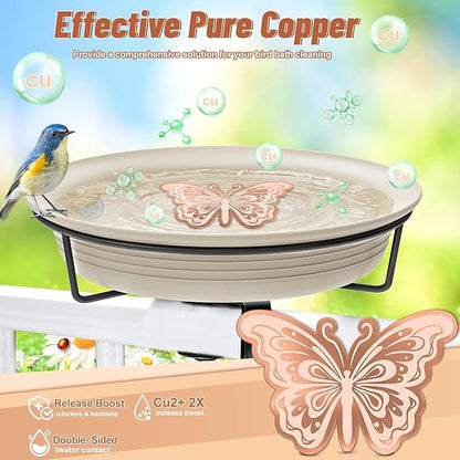 Bird Bath Copper Disk, 0.6mm Reinforced 99.9% Pure Copper Cleaning Disk - Image 5