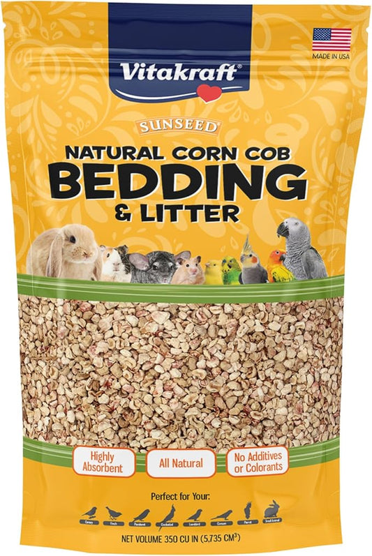 Sunseed Natural Corn Cob Bedding & Litter by Vitakraft