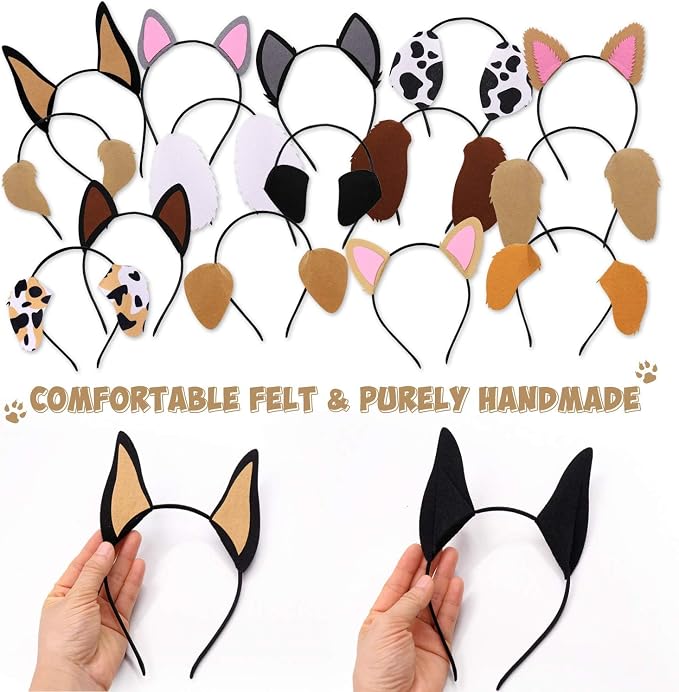 CiyvoLyeen Puppy Dog, Farm Animals Ear Headbands, - Image 5
