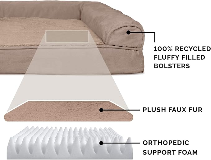 FurHaven Orthopedic Foam Sofa Dog Bed - Image 4