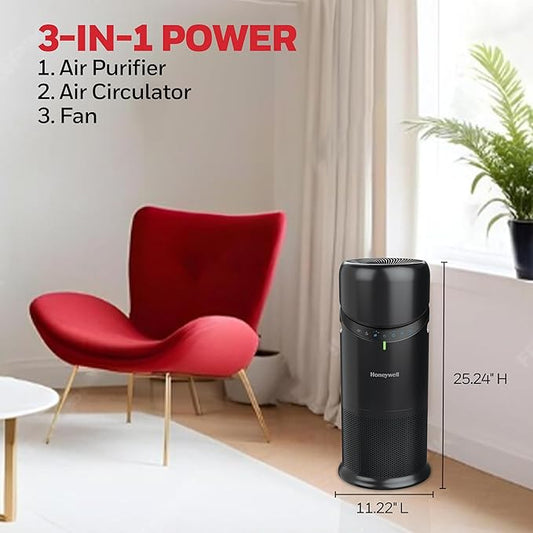 Honeywell Allergen Plus™ 3-in-1 HEPA Air Purifier, Fan & Air Circulator - Image 2