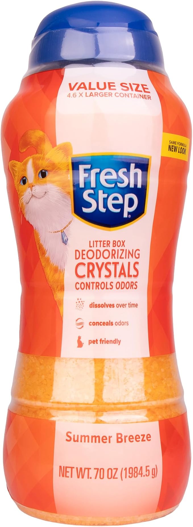 Fresh Step Cat Litter Crystals Deodorizer, Non Toxic Odor Neutralizing Crystals by FreshStep