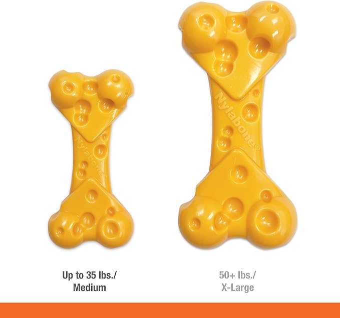 Nylabone Cheese Bone Power Chew Toy - Image 6