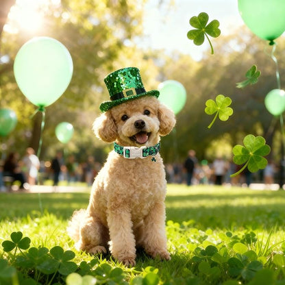 St Patricks Day Dog Collar for Small Dogs - Image 2