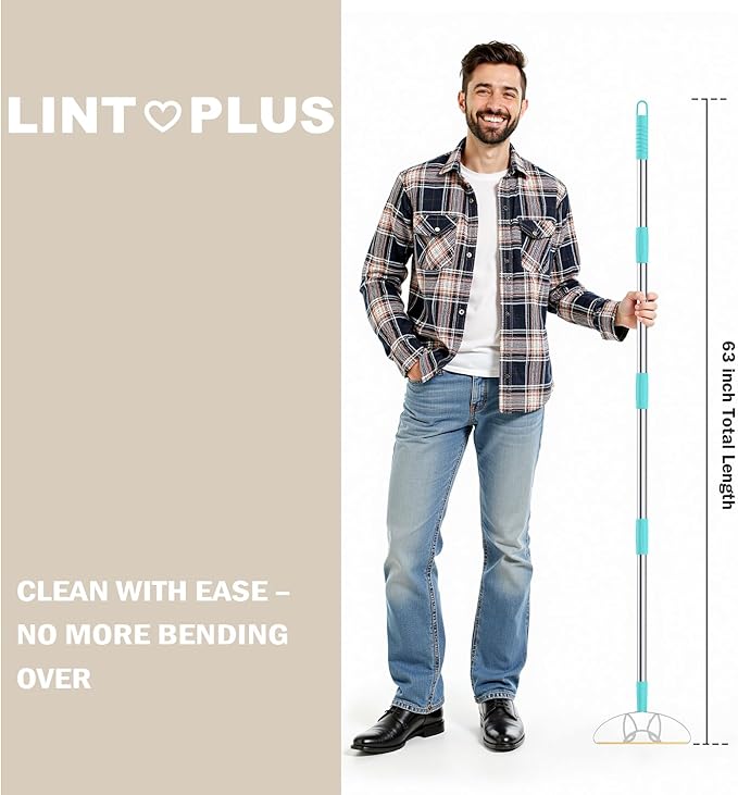 63‘’Ultra Long Heavy Duty Carpet Rake - Image 2