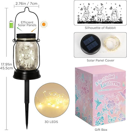 kyoryuger Bunny Gifts for Women/Men Bunny Lovers Solar Lantern Mom Birthday - Image 7