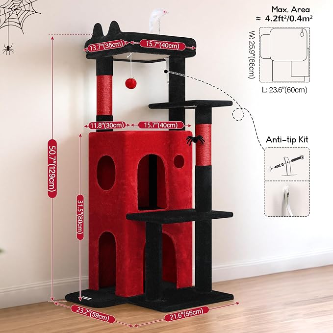 Globlazer Gothic Cat Tree Tower - Image 6