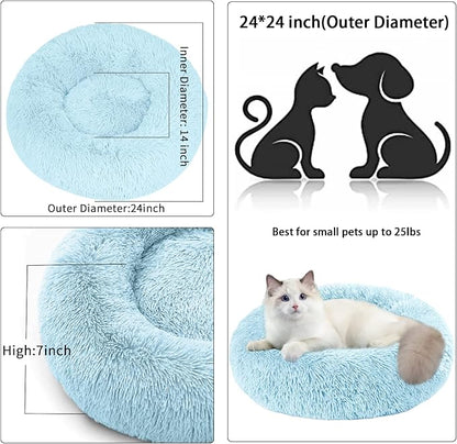 Cat Beds for Indoor Cats, 24 Inch Dog Bed for Small Melium Large Dogs, - Image 5