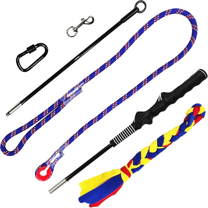 Flirt Pole for Dogs-Interactive Lures Durability Rope, Chase and Tug of war - Image 6