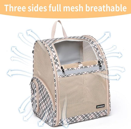Cat Backpack Carrier for Small Dogs and Medium cat Puppy Kitten Bunny Pet - Image 2