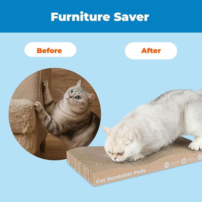 Best Pet Supplies Catify Cat Scratcher, Fun Interactive Scratchers, Claw Safe - Image 2