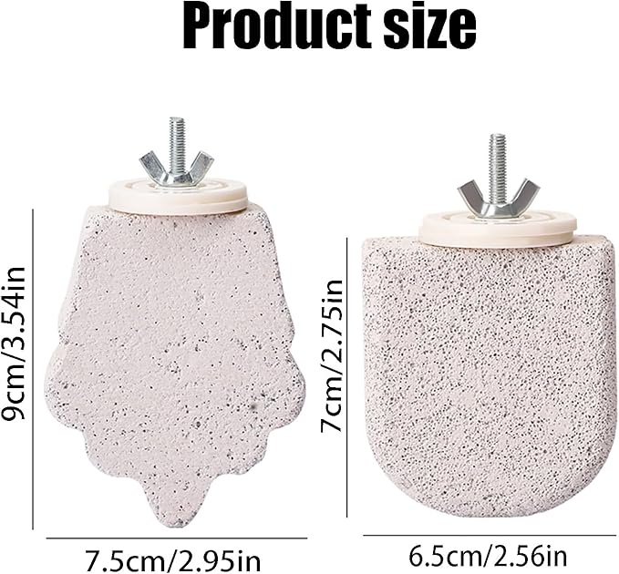 4Pcs Bird Beak Grinding Stone, Bird Perches Calcium Parrot Perch Stand Parrot - Image 2