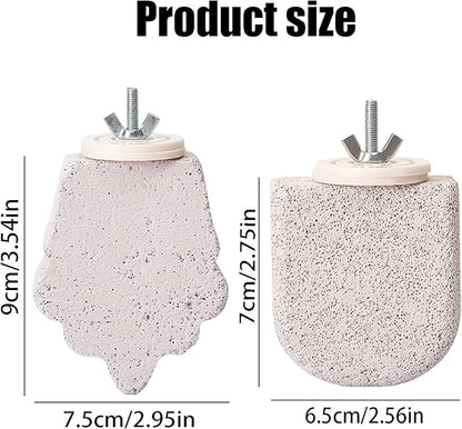 4Pcs Bird Beak Grinding Stone, Bird Perches Calcium Parrot Perch Stand Parrot - Image 2