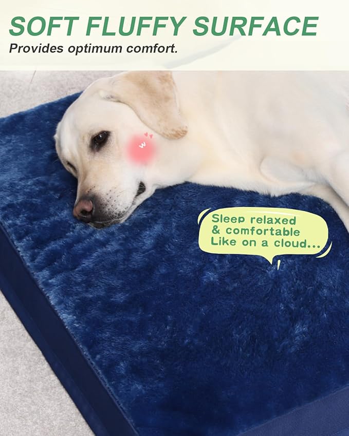 KSIIA Orthopedic Dog Crate Bed Waterproof Dog beds - Image 3