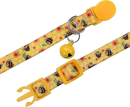 Cat Collar Breakaway with Bells, 3 Pack Girl Boy Pet Cat Collar with Bohemia - Image 3