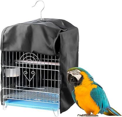 Bird Cage Cover Black Pet Cage Cover Good Night Dustproof Birdcage Cover - Image 3