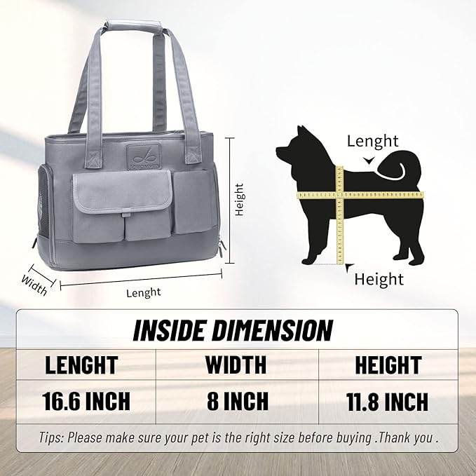 Dog Carrier, Cat Carrier, Pet Carrier, Foldable Waterproof Premium Oxford Cloth - Image 5