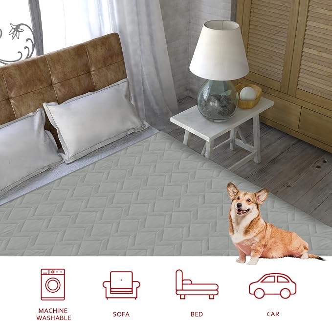 Moonsea Waterproof Dog Bed Cover Antislip Pet Blanket Sofa Couch Furniture - Image 7