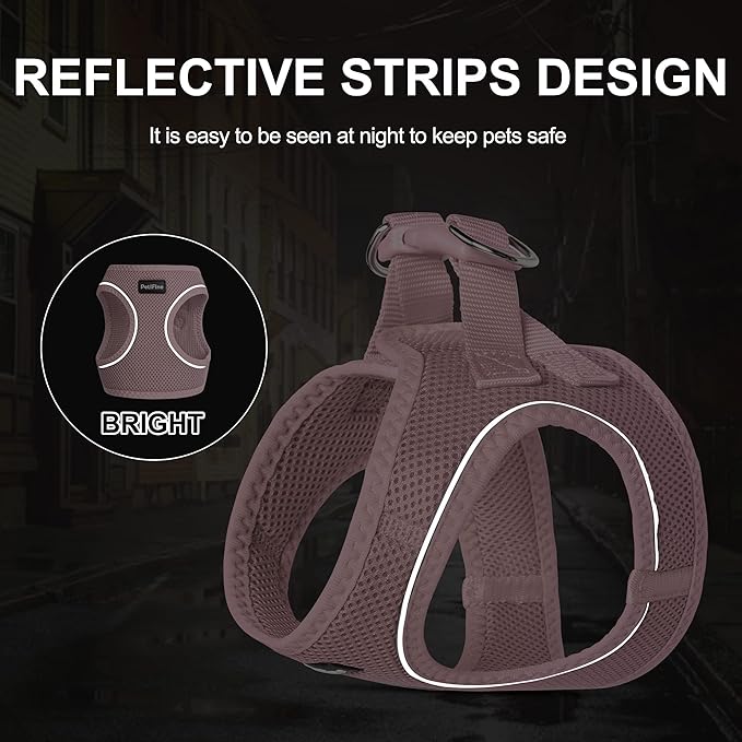 PetiFine Extra Small Step in Dog Harness and Leash Set, Cat Harness and Leash - Image 4