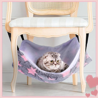 Geelin 4 Pcs Cat Hammock for Cage Hanging Soft Pet Hammock Bed - Image 6