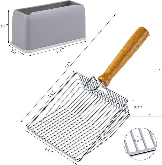 DHXYZZB Metal Cat Litter Scoop - Image 3