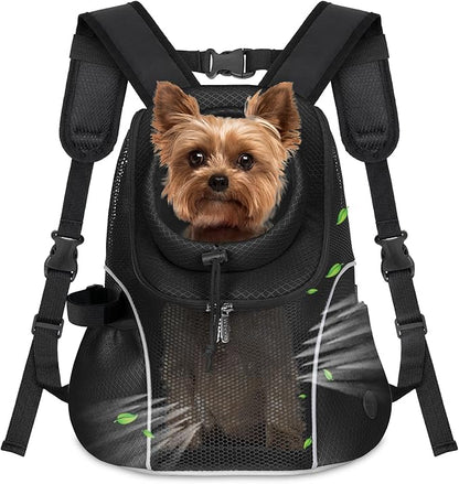 WOYYHO Pet Dog Carrier Backpack Small Dog Front Backpack Ventilated Mesh Dog by WOYYHO