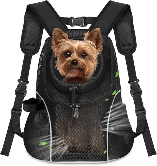 WOYYHO Pet Dog Carrier Backpack Small Dog Front Backpack Ventilated Mesh Dog by WOYYHO
