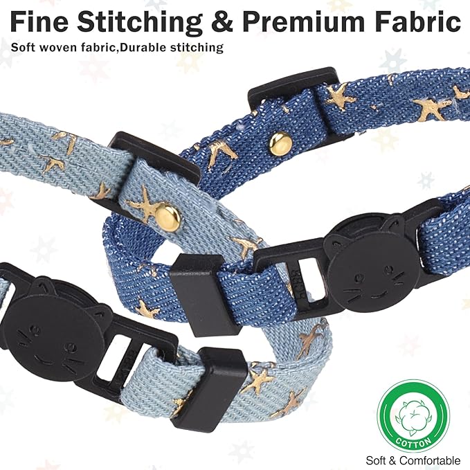 3 Pack Breakaway Cat Collars - Image 2