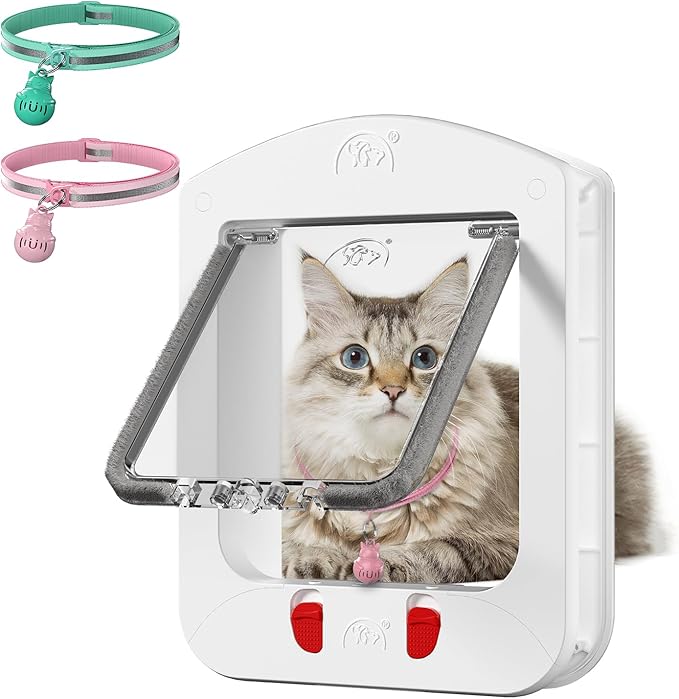HIDROSIL Cat Door with Magnetic Keys, Suitable Interior/Exterior Door with by HIDROSILpetsupplies