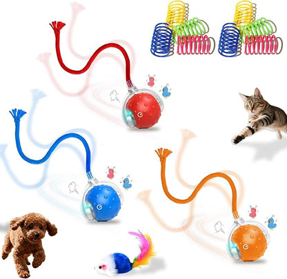 3-Pack Interactive Cat Toys Ball by Petayouj