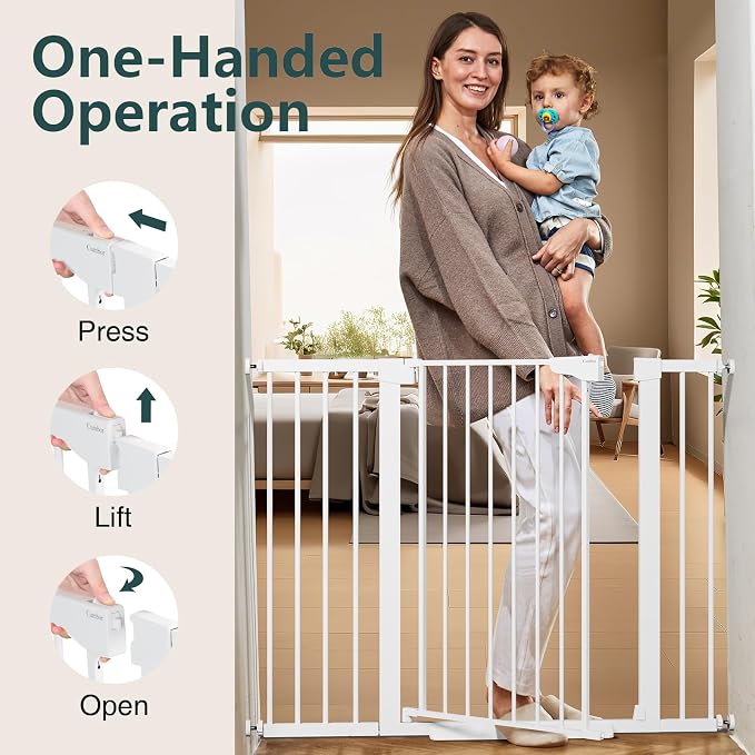 Cumbor 36" Extra Tall Baby Gate - Image 8