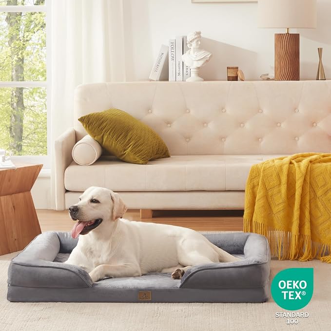 Bedfolks Orthopedic Dog Bed XL, Waterproof Dog Sofa Bed - Image 8
