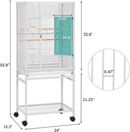 YITAHOME 53.9 inches Metal Bird Cage - Image 2