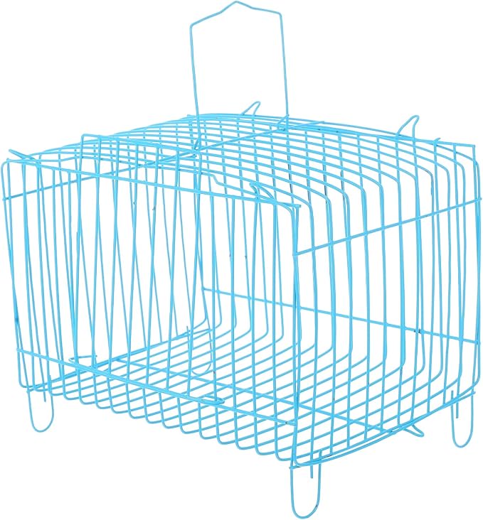 POPETPOP Travel Carrier for Birds, Iron Bird Travel Carrier Cage, Portable by POPETPOP