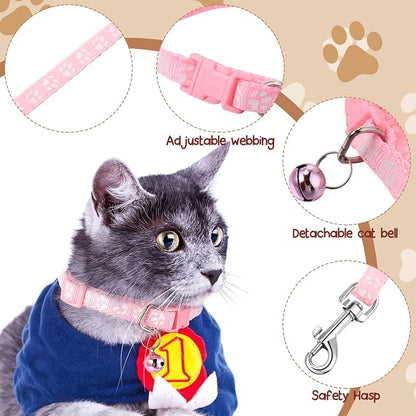 Amylove 48 Pcs Dog Collar and Leash Set, Polypropylene Adjustable Puppy Collars - Image 3