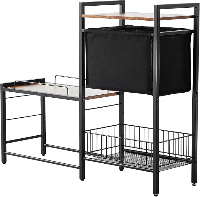 VEVOR Pet Feeding Station with Storage, 4 Height Adjustable Elevated Dog Bowl - Image 9