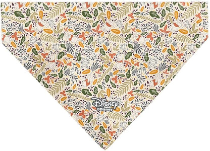 Disney Pet Bandana Winnie The Pooh Smiling Face Foliage Collage Multi Color - Image 2