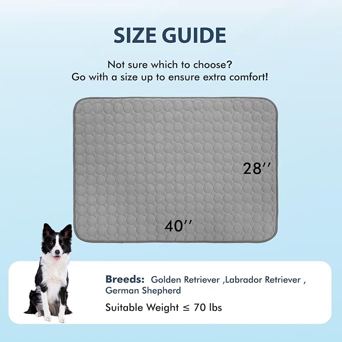 MICROCOSMOS Summer Cooling Mat & Sleeping Pad- Water Absorption Top, Easy Carry - Image 7