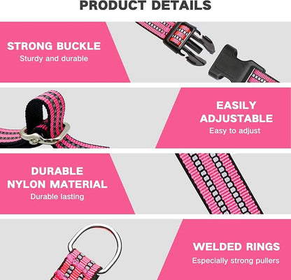 Hikiko Martingale Dog Collars Reflective Nylon Dog Collar - Image 3