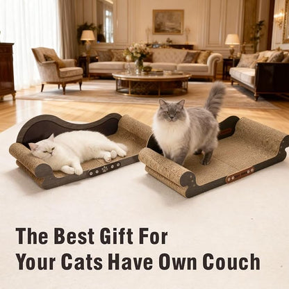 Sofa Shaped Cat Scratching Board, 26.6" Extra Large Scratcher Bed - Image 7