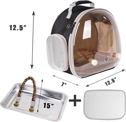 Bird Carrier Cage, Bird Travel Backpack Carrier - Image 2