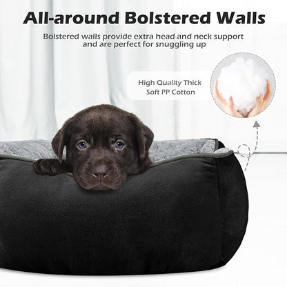 INVENHO Large Dog Bed Rectangle Washable Orthopedic Soft Calming Sleeping - Image 2