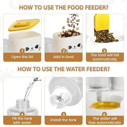 2-in-1 Gravity Pet Feeder & Water Dispenser - Image 6