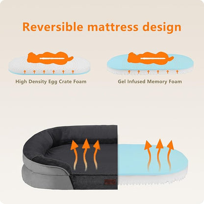 Dwanton Orthopedic Dog Bed for Medium Dogs - Image 3