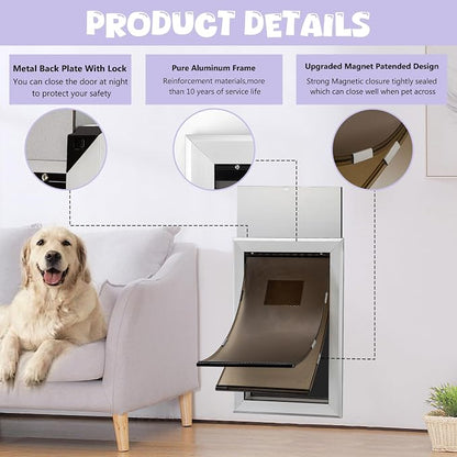 Durable Pet Door, Aluminum Door - Image 6