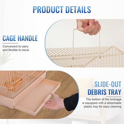 FDW 39 Inch Bird Cage Parakeet Cage - Image 4