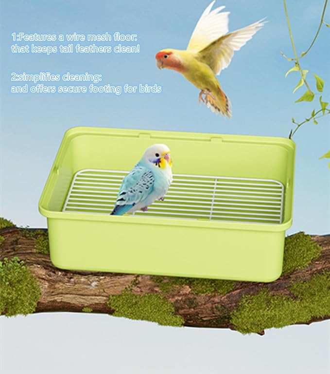 Portable Bird Travel Carrier Cage – 360° Full View Wire Carrier - Image 7