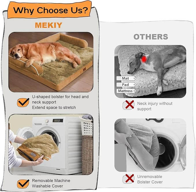 Large Dog Bed Orthopedic Washable, Dog Beds - Image 4