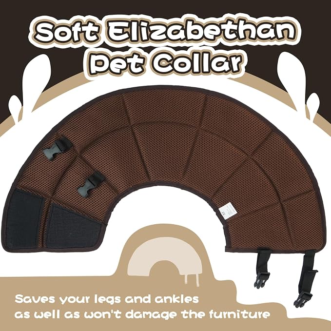Dog Cone Collar Soft Cone for Medium Dogs After Surgery Adjustable Elizabethan - Image 7
