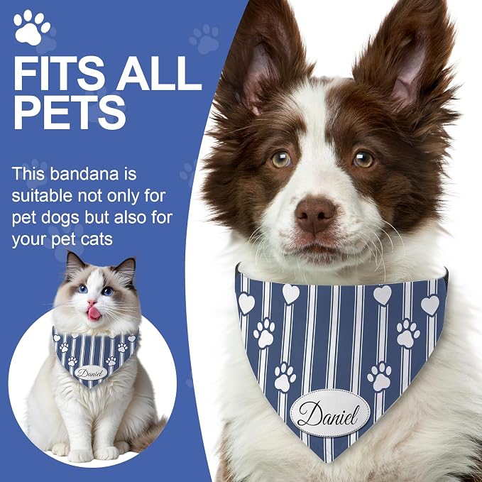Personalized Dog Bandana Custom Name & Design, Premium Custom Dog Bandana - Image 6